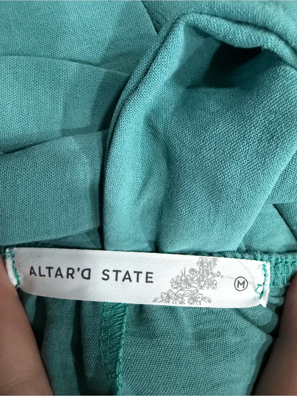 Altar’d State Medium Green Mini‎ Dress - Picture 3 of 4